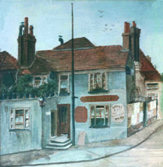 Swan Shades (anonymous copy of oil painting by William Francotte)